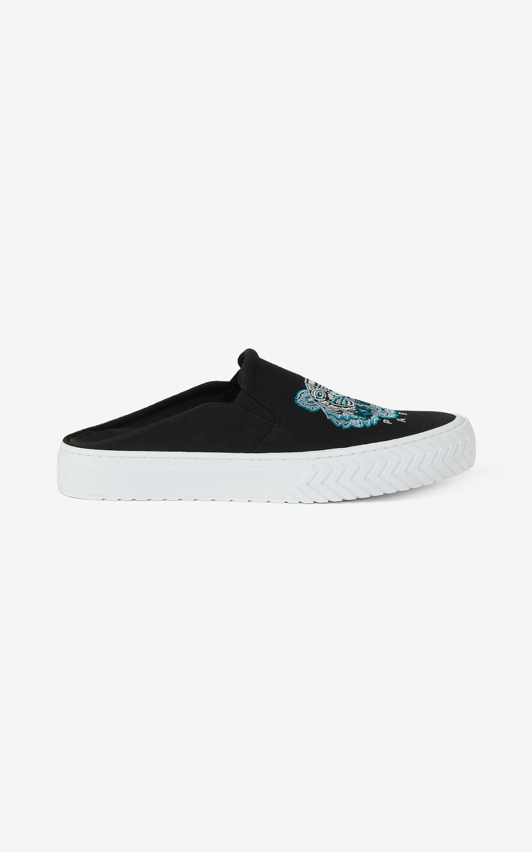 Kenzo Canvas K Skate Tiger mule Sneakers Herr | 47269-HIUE